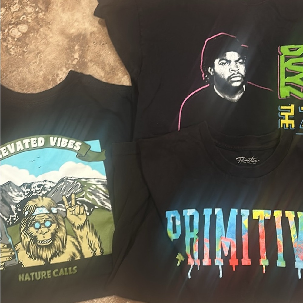 Primitive Graphic T-Shirt Trio